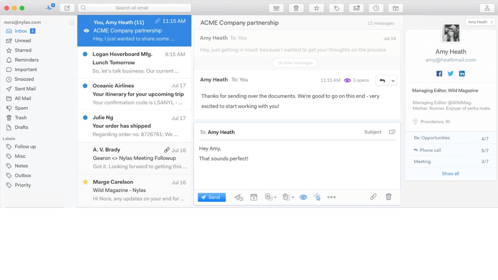 email for mac clients